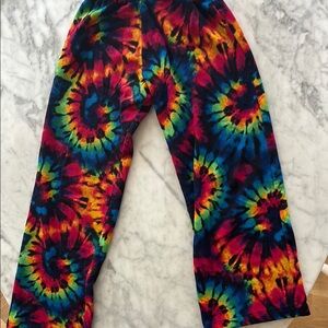 Kids Vibrant Tie-Dye Pants